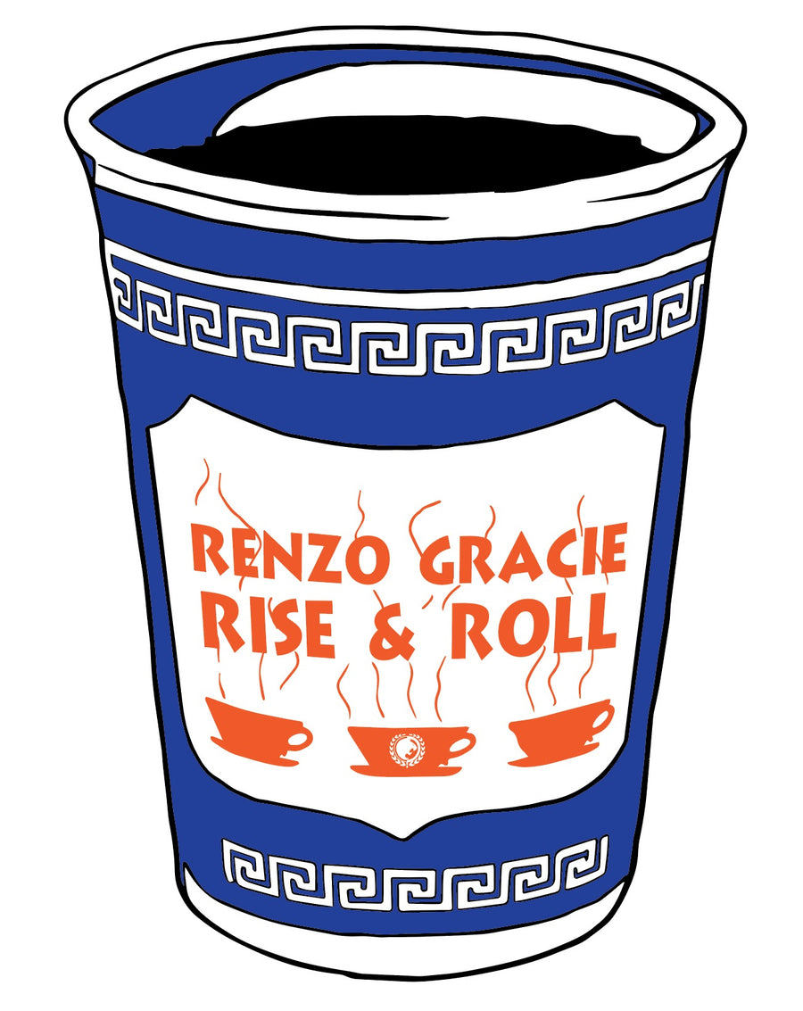 Rise & Roll Coffee Cup Sticker