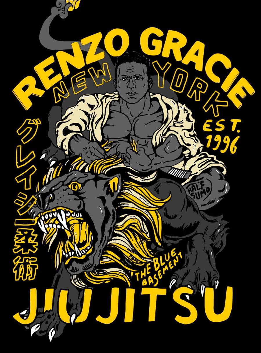 Half Sumo x Renzo Gracie Rashguard